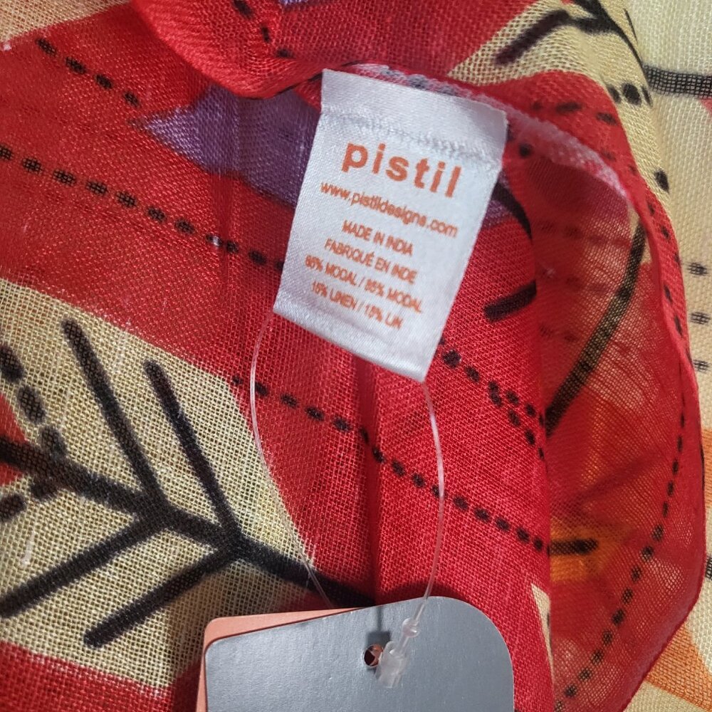 Pistil Celeste Poppy Rectangular Scarf/ Wrap / Shawl - Picture 11 of 15